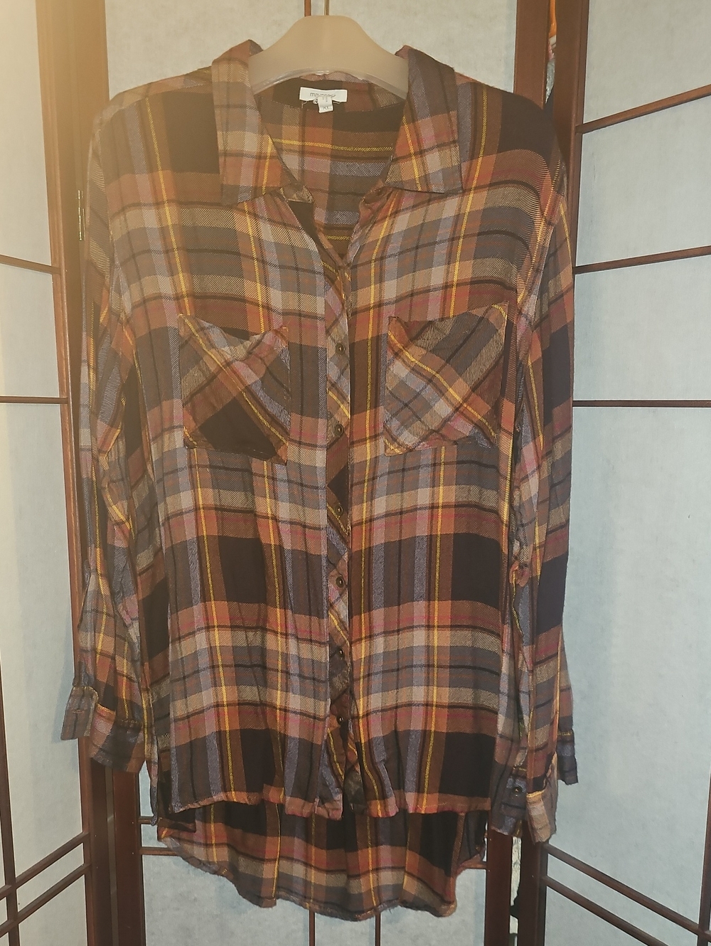Maurices Plaid Button-Down Shirt